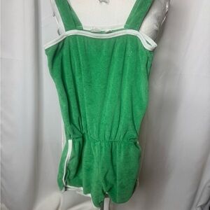 GAP Kids Green Terry Cloth Outfit
